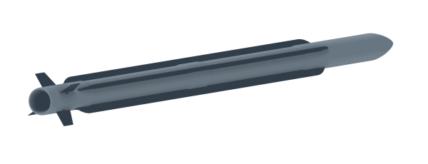 180mm Tail Control Rocket
